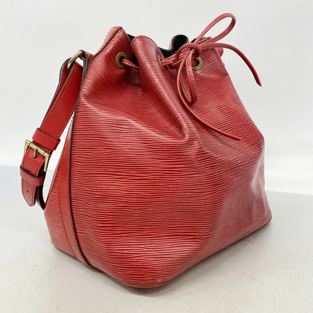 Louis Vuitton Red Noe Shoulder Epi Castilian Bag Red